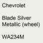 Preview: Chevrolet, Blade Silver Metallic (wheel), WA234M.